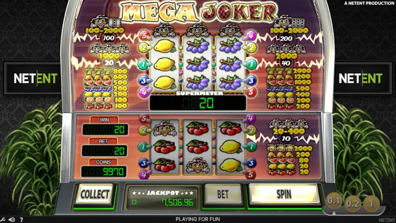 Mega Joker Gameplay Screenshot